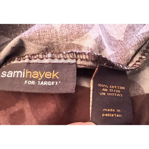 Vintage SAMI HAYEK Pillowcase Set STANDARD 100% Cotton Chocolate Brown Geometric - Picture 8 of 10